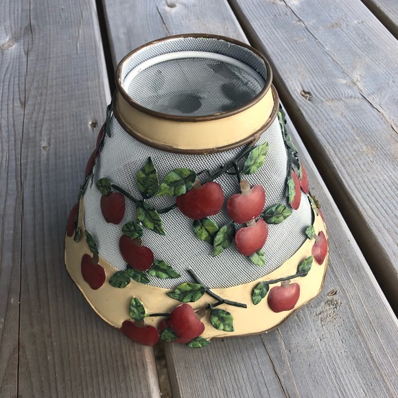 Home Interiors Apple Orchard Tea Light Lamp Shade - Picture 7 of 7
